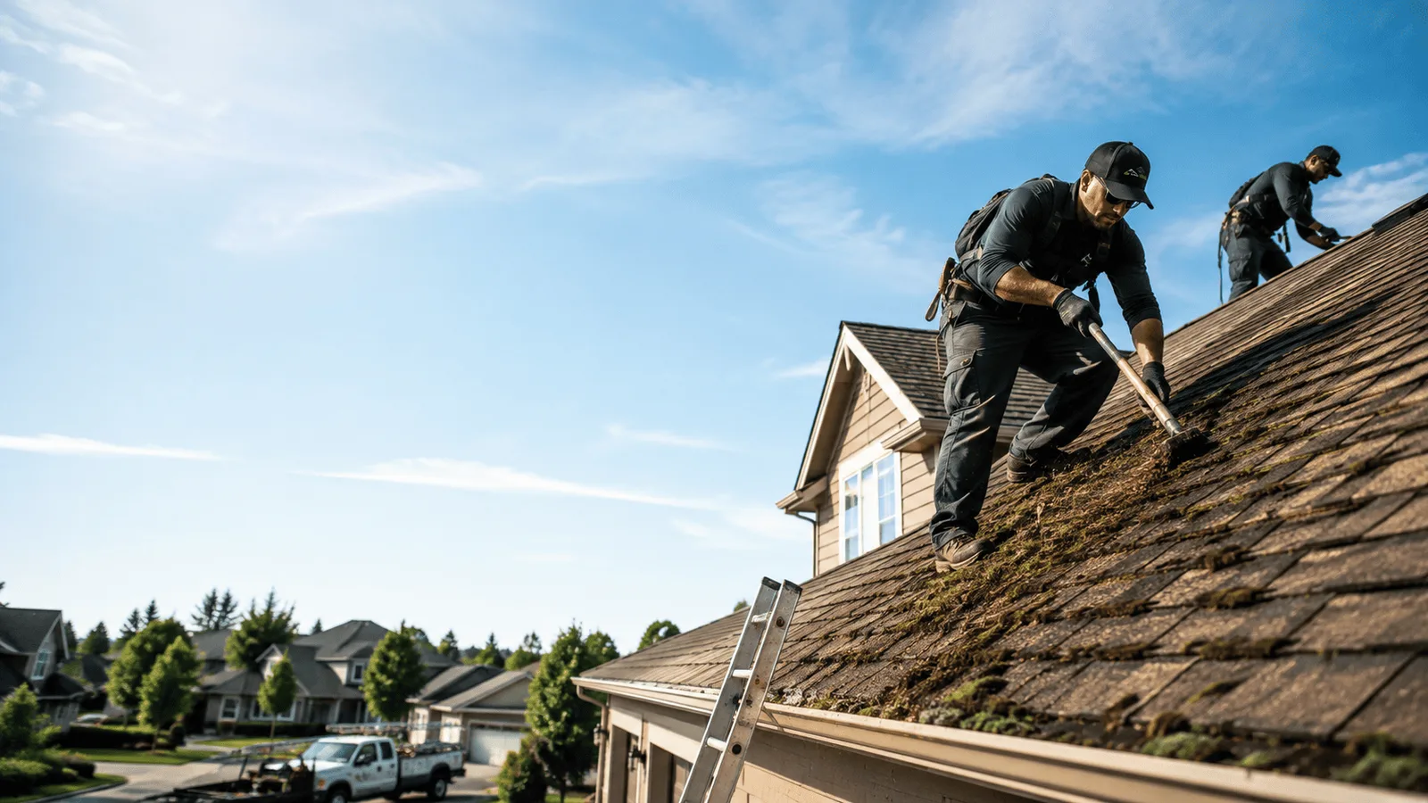 Roof Moss Removal in Reed City, MI near me